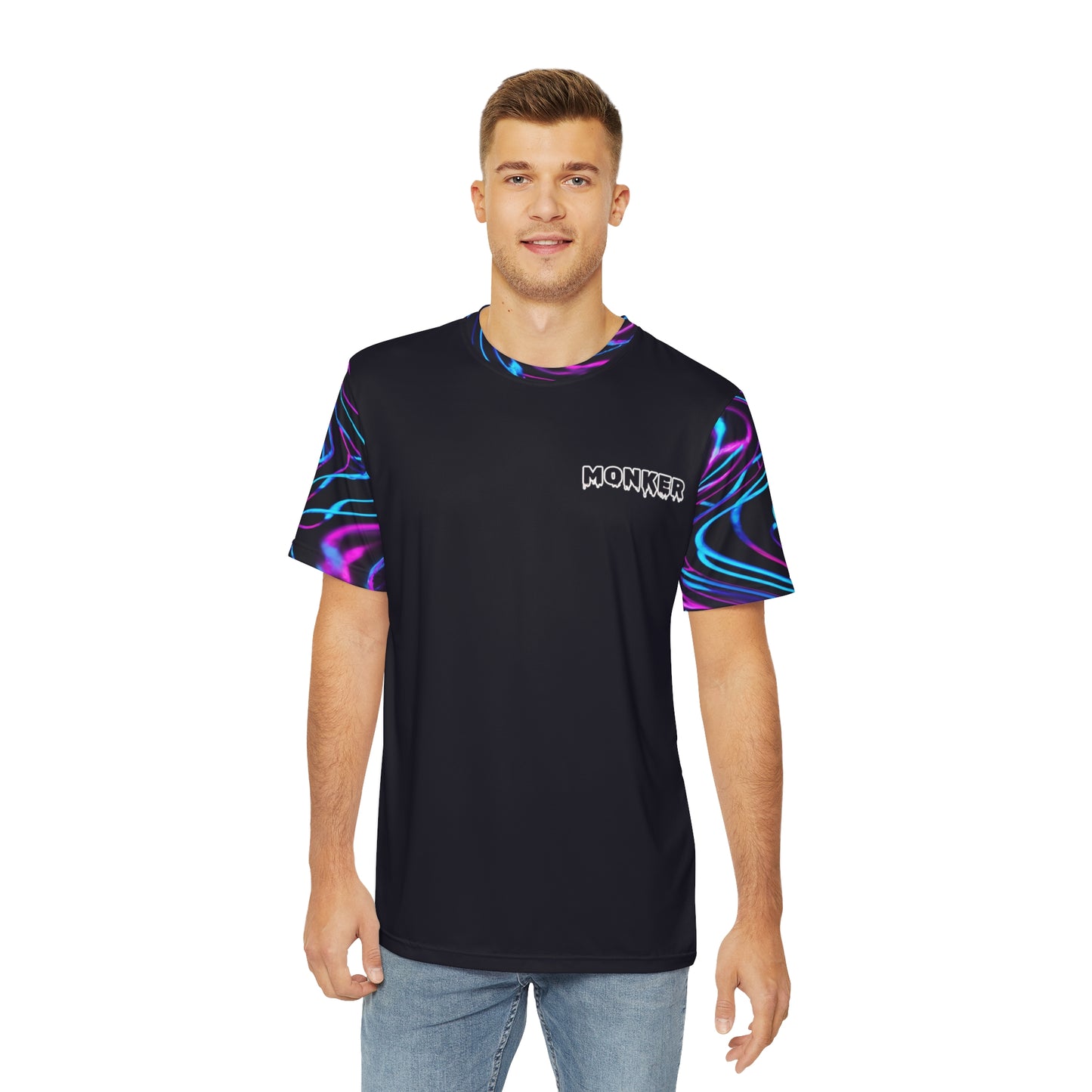 Men's Neon Swirl Tee