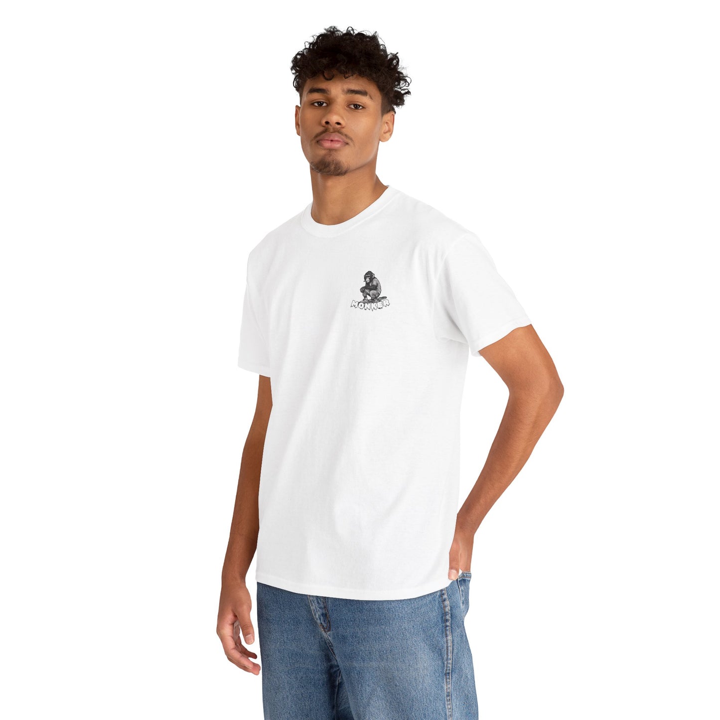 Classic Monker Skater Tee Brilliant White