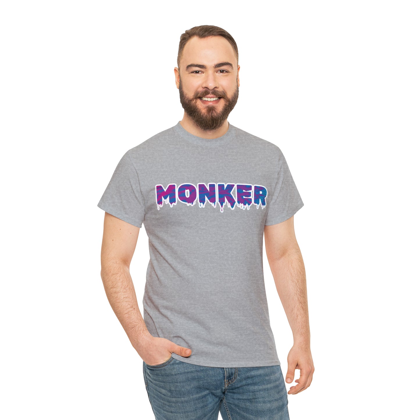 Men's Neon Monker White Tee