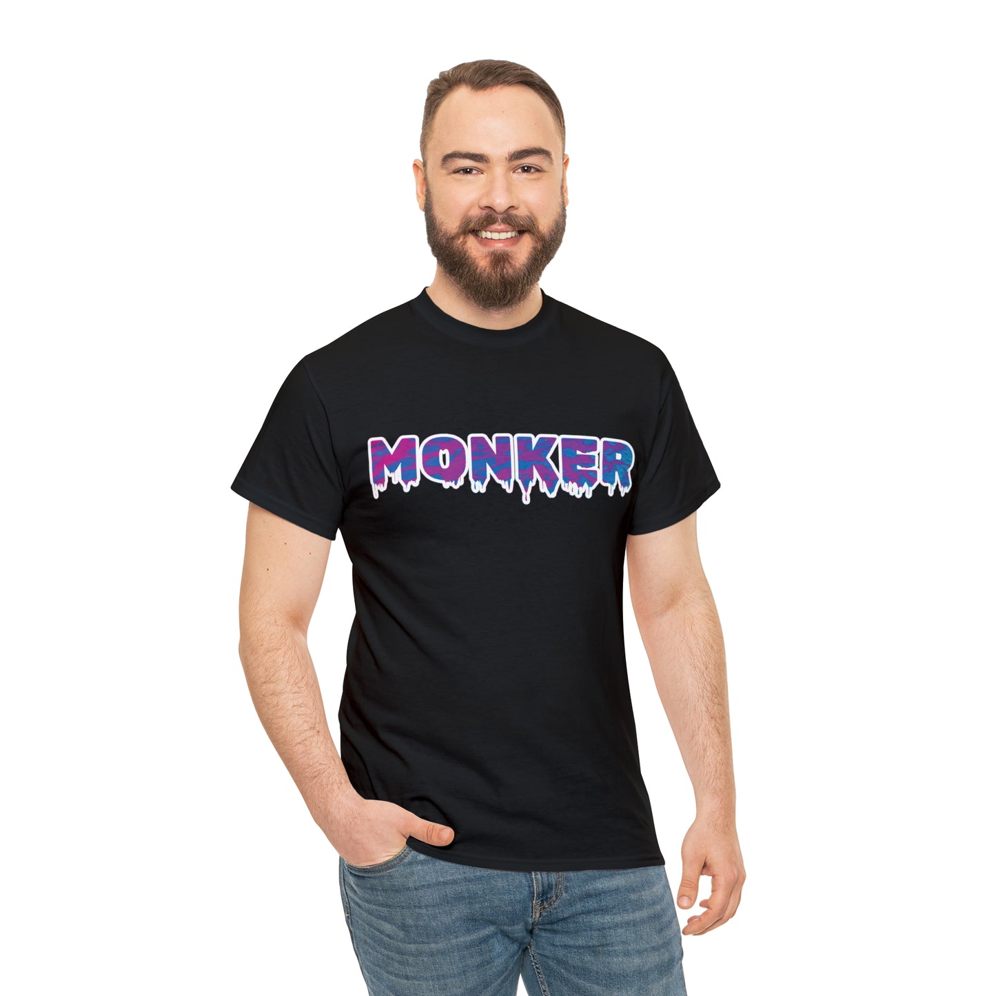 Men's Neon Monker White Tee