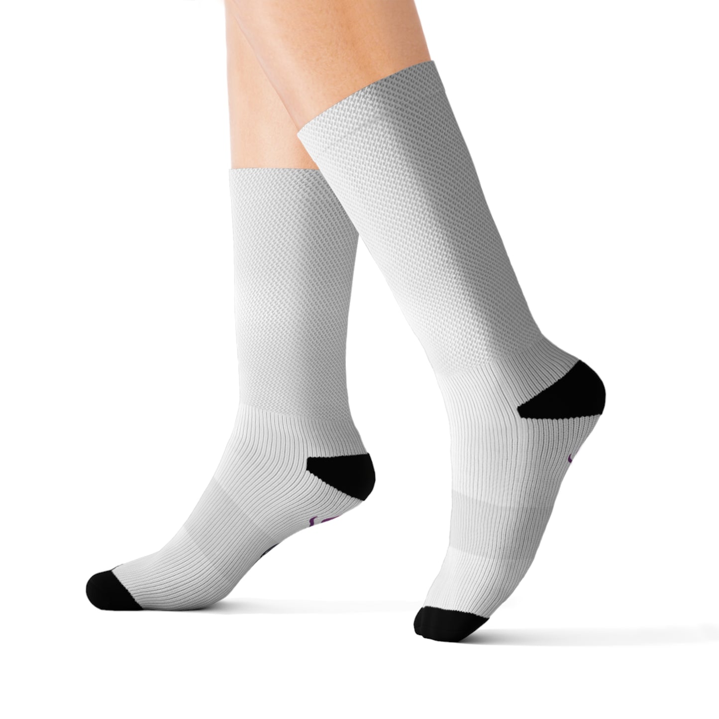 Men's white Neon Monker Socks