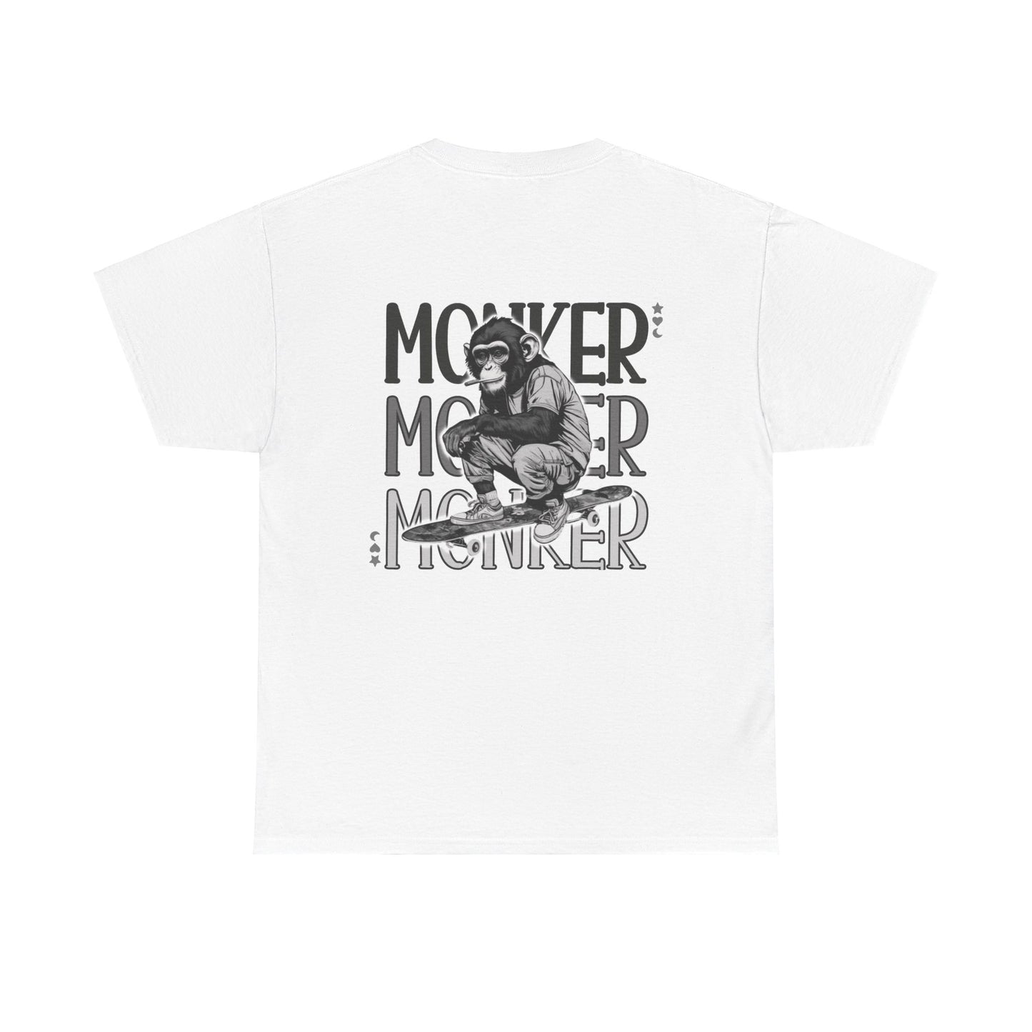 Classic Monker Skater Tee Brilliant White