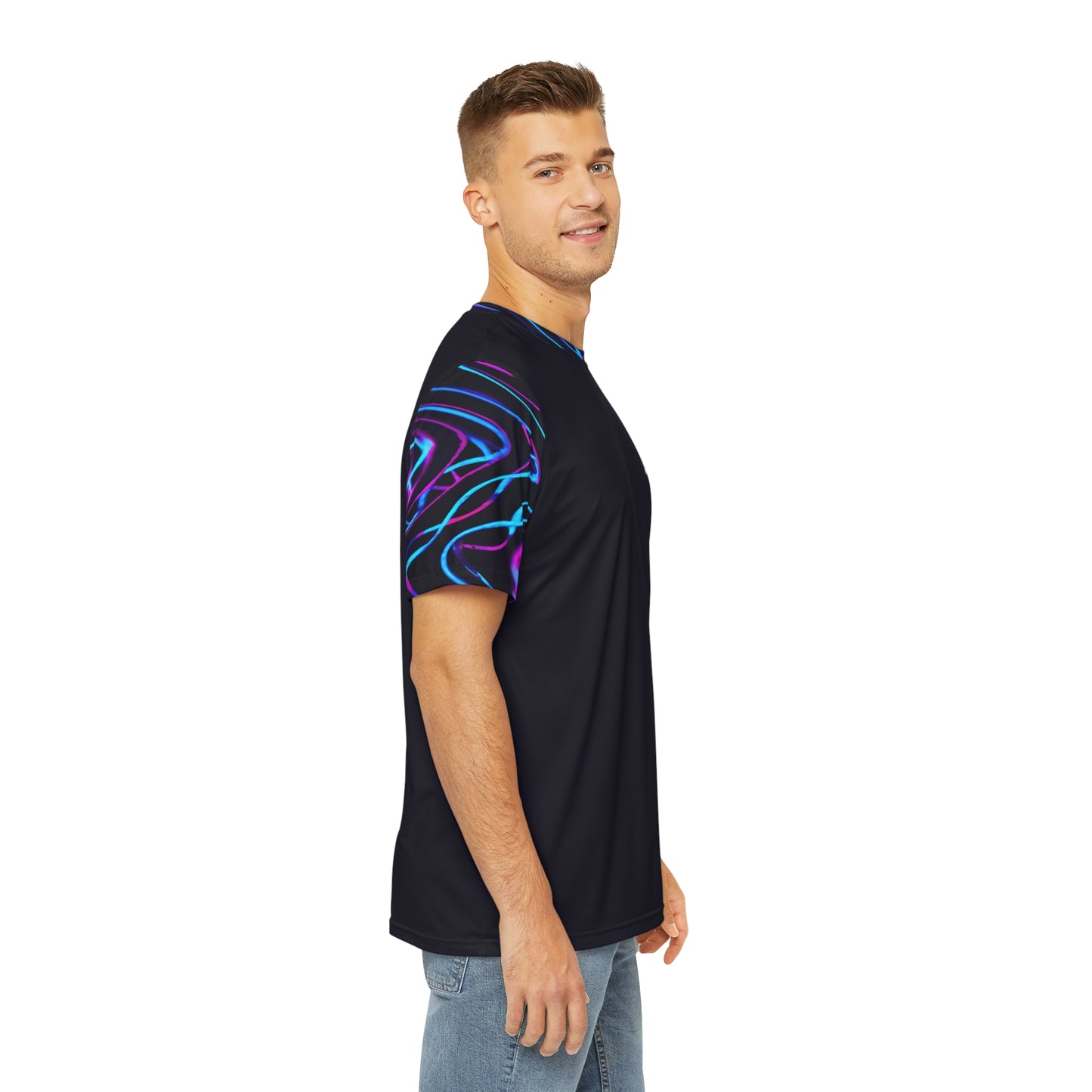 Men's Neon Swirl Tee