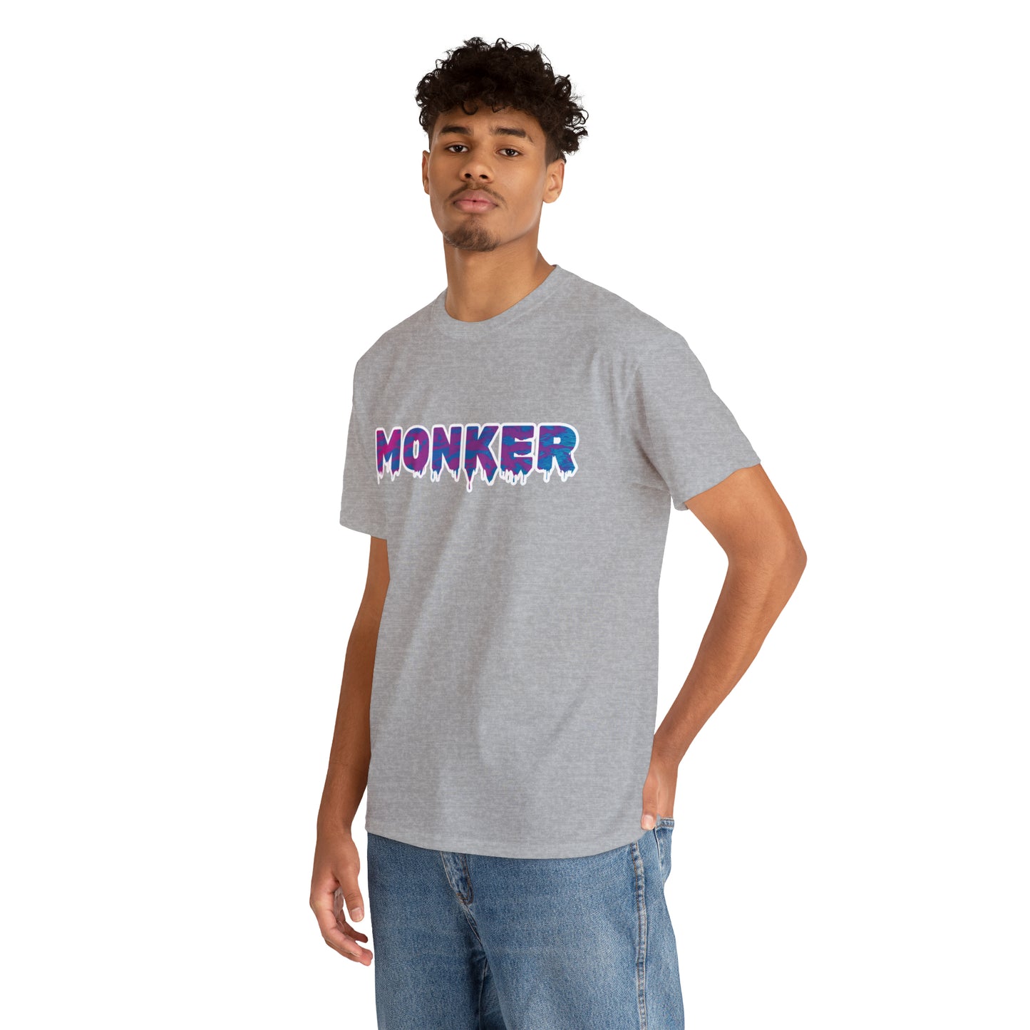 Men's Neon Monker White Tee