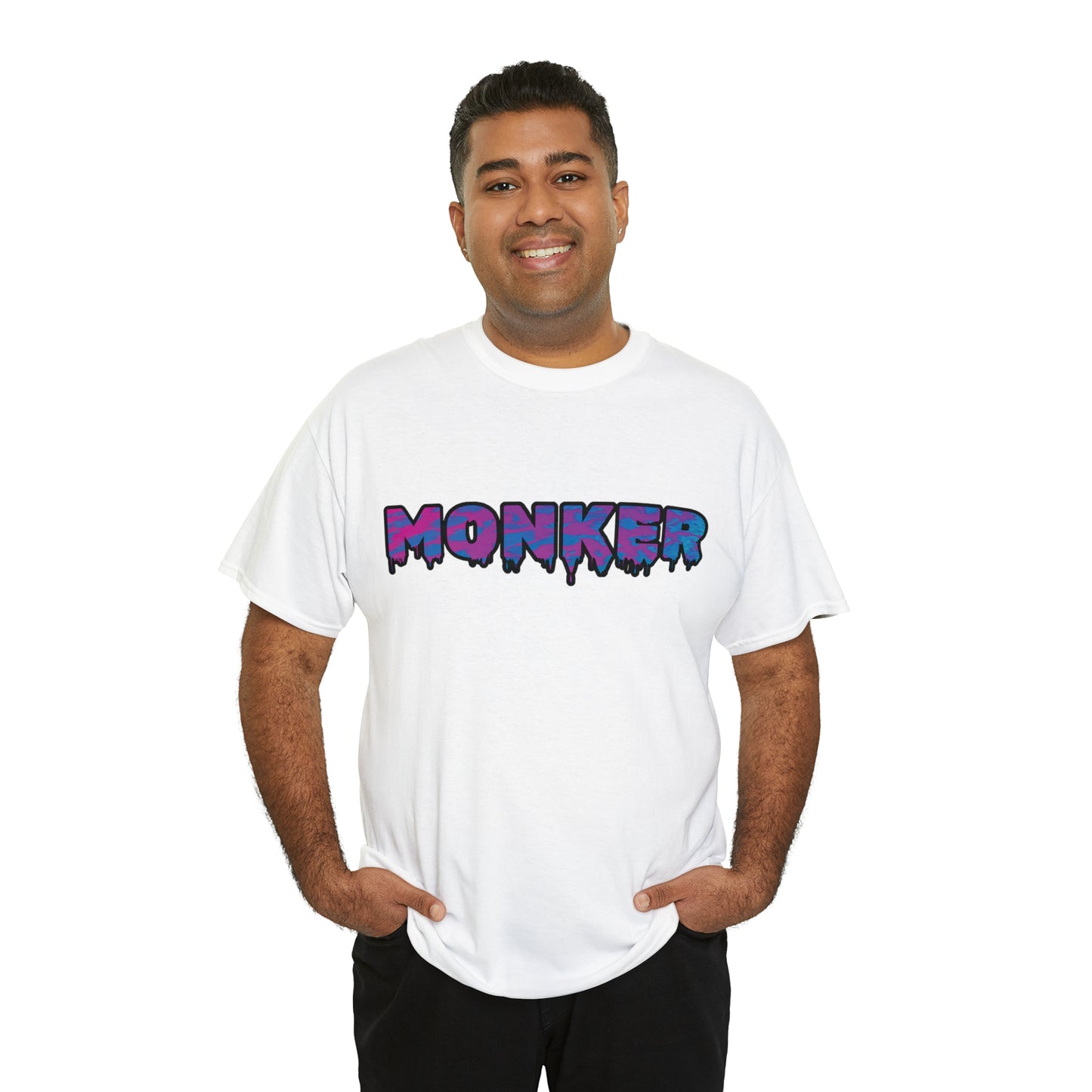 Men's Neon Monker White Tee