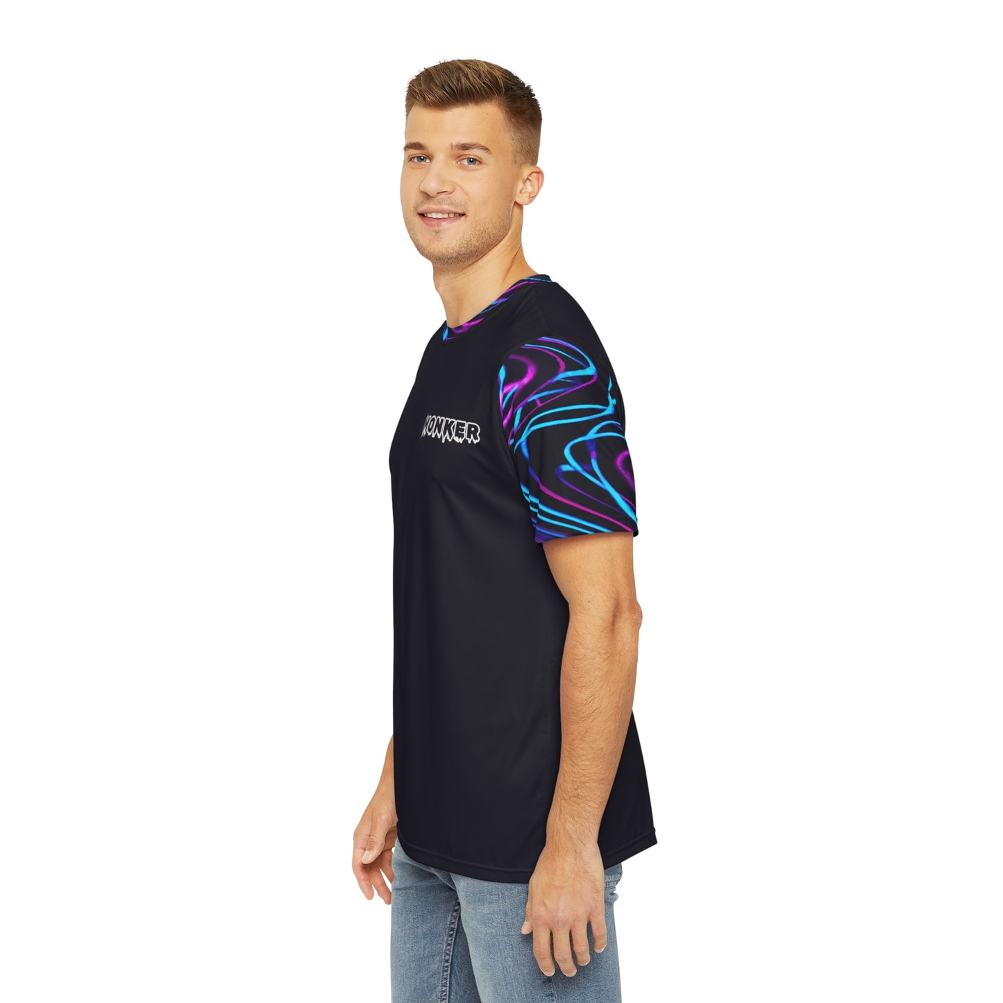 Men's Neon Swirl Tee